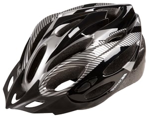 Trespass Volwassenen Unisex Crankster Fietshelm (Zwart X)