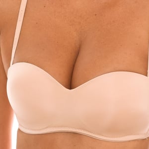 Trådlös bandeau push-up bh för kvinnor 007HF. Förstärkning, stöd och en touch av elegans.