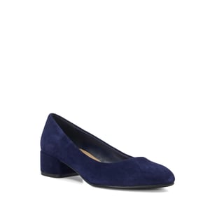 Dune Ladies Bracket - Comfort Block-Heeled Courts