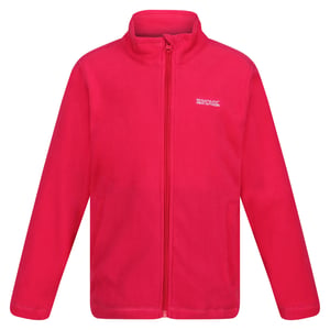 Regatta Great Outdoors Childrens/Kids King II Lightweight Full Zip Fleece Jacket (Pink Potion)