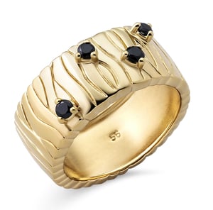 Orphelia Dames 925 Sterling Zilveren Ring - Goud ZR-7504/G