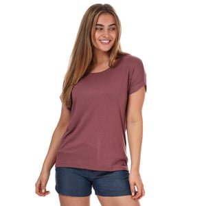 Only Moster T-shirt voor dames, rozerood