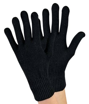 Stickade Magic Thermal Wool-handskar för damer / damer för kallt väder