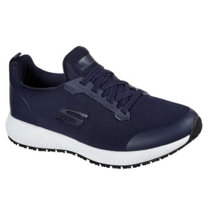 Skechers Womens Squad Slip Resistant Lace Up Safety Trainers