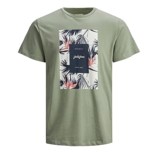 JACK&JONES Men's casual cotton t-shirt crew neck short sleeve