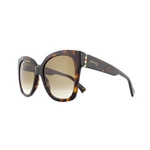 Gucci Zonnebril GG0459S 002 Havana Bruin Verloop