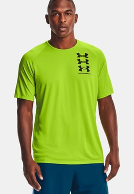 Under Armour Mens UA Tech™ Triple Logo T Shirt