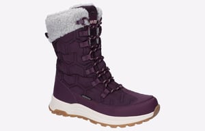 Hi-Tec Sophia Nylon Dames Italiaanse Prune/sepia Roze Winter Enkellaarzen