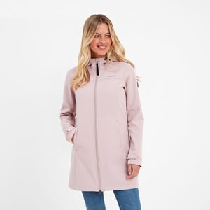 Keld Womens Softshell Long Jacket Dusky Pink