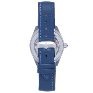 Keizerin Magnolia Automatic MOP Skeleton Dial Leather-Band Watch