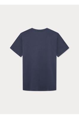 Heritage Classic Large Logo Short Sleeve T-shirt Navy