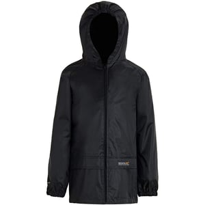 Regatta Great Outdoors Childrens/Kids Stormbreak Waterproof Jacket (Black)