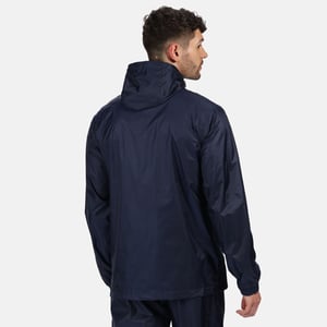 Regatta Pro Mens Packaway Waterproof Breathable Jacket (Navy)