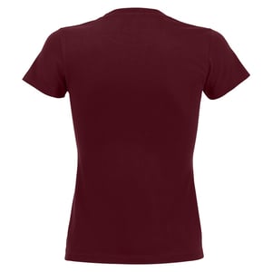 SOLS Womens/Ladies Imperial Heavy Short Sleeve T-Shirt (Burgundy)