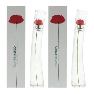 Flower By Kenzo Eau de Toilette 50ml Spray For Her x 2