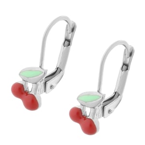 Orphelia 'Apple' Kinder 925 Sterling Zilveren Oorbellen - Zilver ZO-7149/2