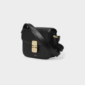 Grace Mini Hobo Bag - A.P.C. - Svart - Läder