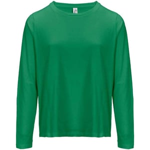 SOLS Womens/Ladies Monarch Long-Sleeved T-Shirt (Kelly Green)
