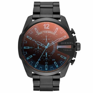 Diesel DZ4318 Mega Quartz herrklocka i rostfritt stål