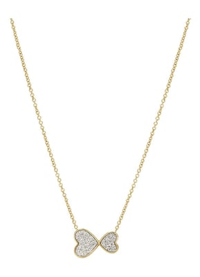 Fossil Siering 'Sutton' Dames RVS Ketting - Goud JF03941710