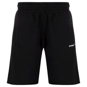Off-White Caravaggio Diag Sweatshort Black