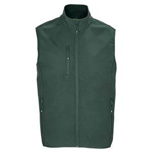 SOLS Heren Falcon Softshell Bodywarmer met rits (Bosgroen)