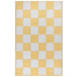 furn. Checkerboard Recycled Outdoor Rug