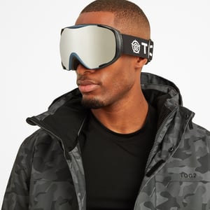 Adjust Goggles Navy/Silver Mirror
