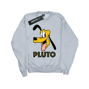 Disney Jongens Pluto Gezicht Sweatshirt (Sportgrijs)