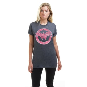 Women's D.C. Comics Wonder Woman Emblem Dark Heather T-Shirt