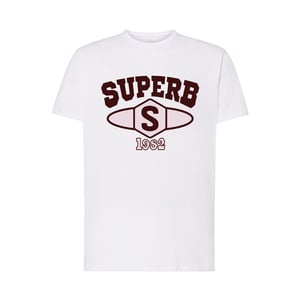University SPRBCA-2201 kortärmad T-shirt med rund hals för män