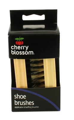 Cherry Blossom Twin Brush Set Shoe Care brown multi
