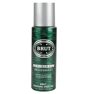Brut Men's Original Long-Lasting Anti-Perspirant Deodorant 200ml, 6 Pack