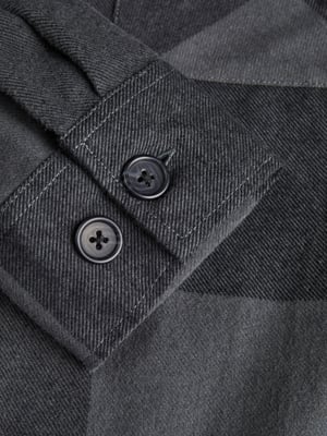 Produkt Overhemden Dean Check Overshirt Grijs
