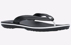 Crocs Crocband Flip Croslite-Gummisvarta Tofflor