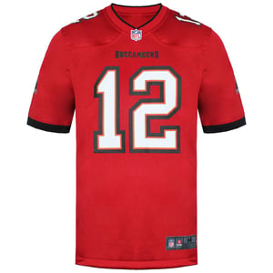 Nike NFL Wedstrijd Tampa Bay Buccaneers 12 Brady Heren Jersey
