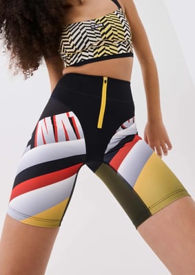 PE Nation Womens Propel Bike Short in Black