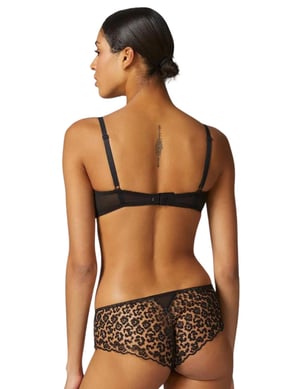 Simone Perele Felicie Half Cup Bra -  Cranberry