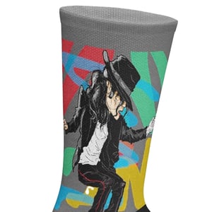 Unisex Elastic Printed Long Socks