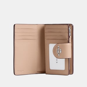 Medium Corner Zip Wallet in Signature Canvas