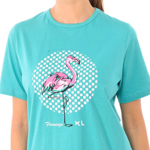 Zomerse pyjama KL40000 met korte mouwen voor dames