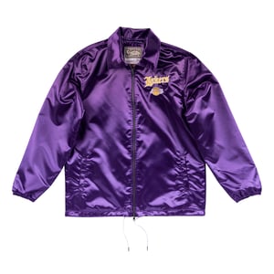Mitchell & Ness Los Angeles Lakers NBA Old English Faded Satin Jacket