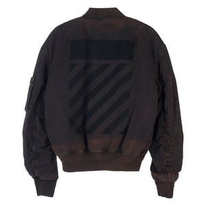 Off-White Diag Tab Vintage Black Bomber Jacket
