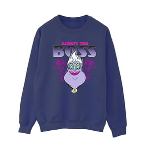 Disney Womens/Ladies The Little Mermaid Ursula Mum Is The Boss Sweatshirt (Navy Blue)