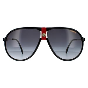 Carrera Aviator Mens Gold Red and Black Grey Gradient  Sunglasses