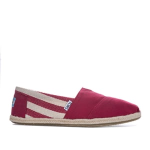 Toms University Classic Alpargata Red Damskor
