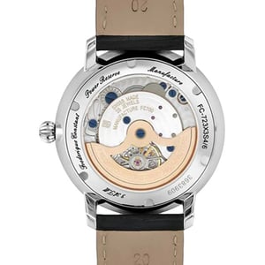 Frédérique Constant Slimline Heren Horloge Zwart FC-723WR3S6