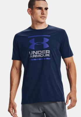 Under Armour Heren UA GL Foundation T Shirt In Navy