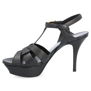 Saint Laurent Tribute Platform Sandals Black