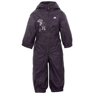 Trespass Baby Unisex Dripdrop Vadderad Vattentät Regndräkt (Mörkgrå)